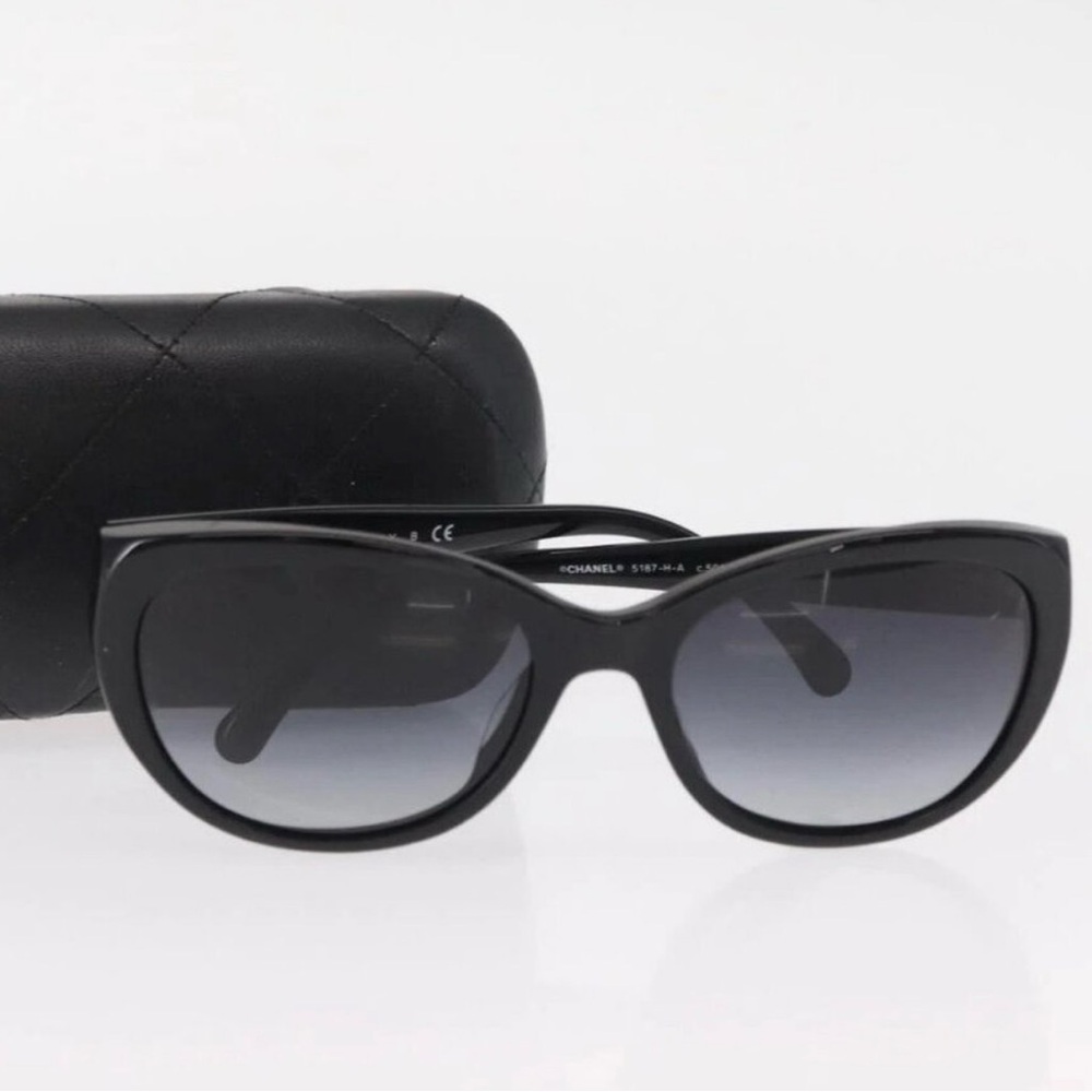 CHANEL Black Gradient Sunglasses 5187-H